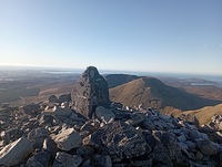 The highest point in Co. Galway, Benbaun photo