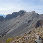 View of 2nd Summit from 1st Summit, Imbabura Volcano