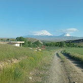 Amazing cloud hat on Ararat mountain, Mount Ararat or Agri