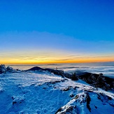 Killington peak at sunset