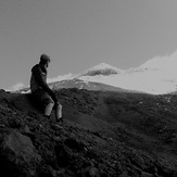 View of summit from refuge, Cotopaxi