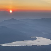 Golden hour at Fuji San, Fuji-san