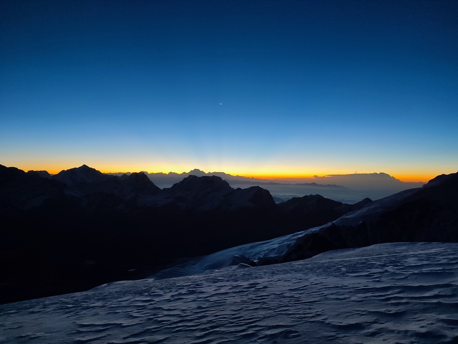 On the way to the top from high camp, Georgi Mihaylov, Bulgaria, Mera Peak