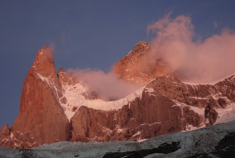 Between the light and the dark, Cerro Poincenot