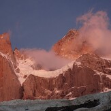 Between the light and the dark, Cerro Poincenot