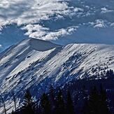 Quandary Peak with snow in May