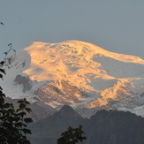 Mont Blanc in sunset